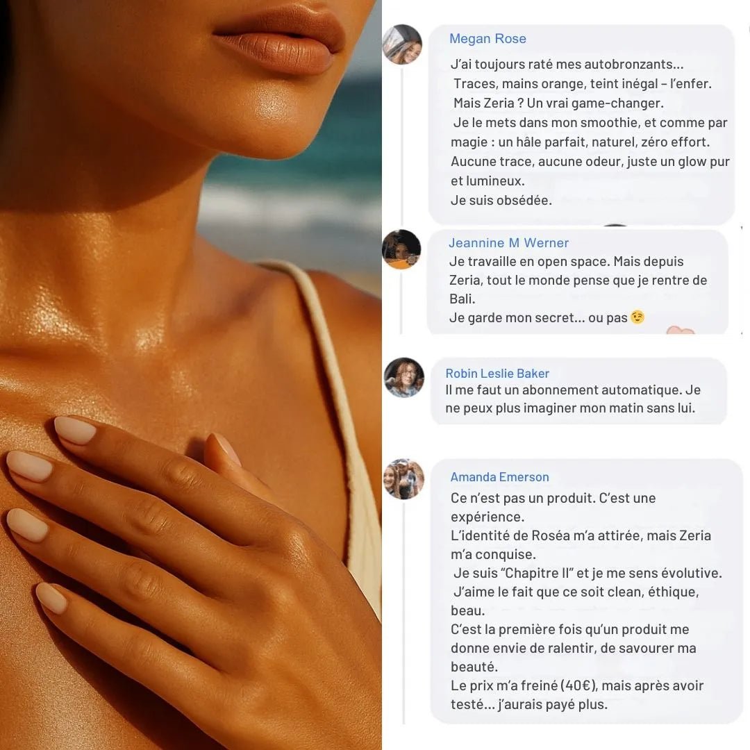 Zeria Drops - Bronzage Naturel à Boire - Roséa